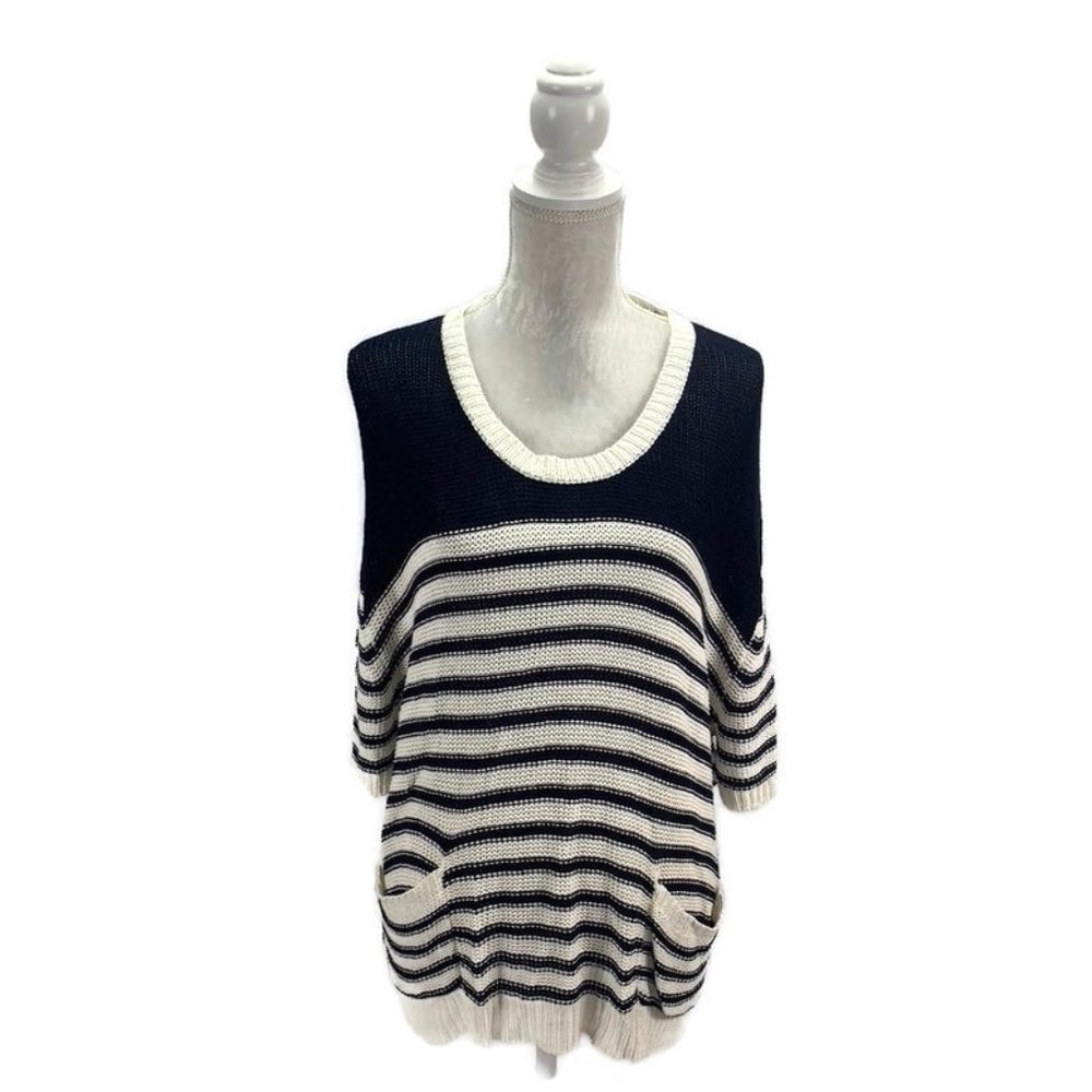 Velvet‎ by Graham & Spencer Slouchy Striped Sweater